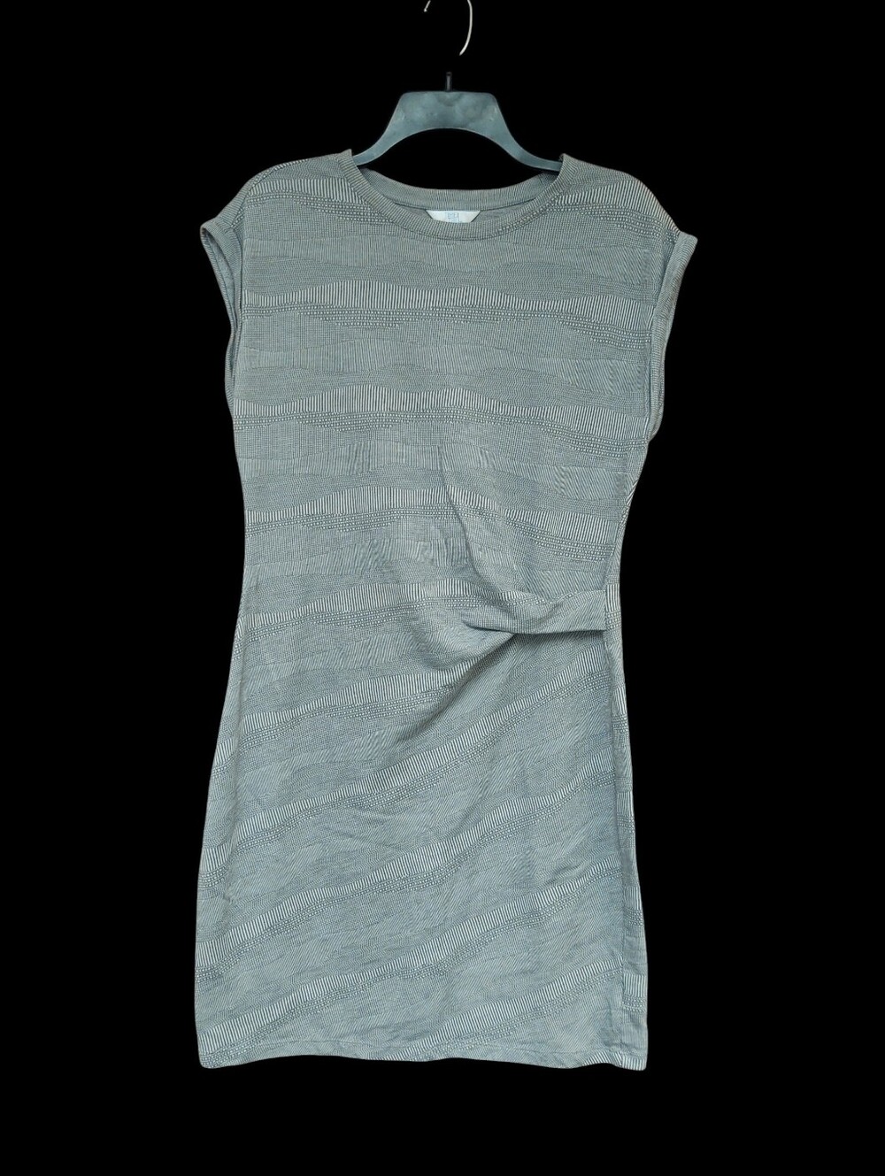 Time and Tru Gray Knit Midi Dress Size M 8/10